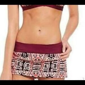 Gibson latimer tribal print swim skirt
